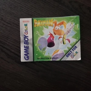 Rayman GBC Gameboy Color Manual Only - Picture 1 of 2