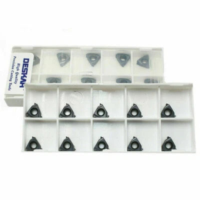 10pcs 11IR 14W LDA CNC threading inserts cutting tool For P.M.K carbide blade - Image 1 of 4