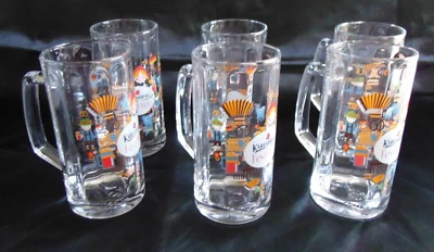 Lot de 6 verres / bocs à biere publicitaires Karlsbrau 25 cl - Photo 1/3
