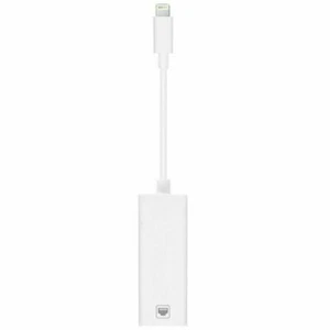 Lightning auf Ethernet Adapter für iPhone, iPad, RJ45 Ethernet LAN Netzwerk NEU - Bild 1 von 3