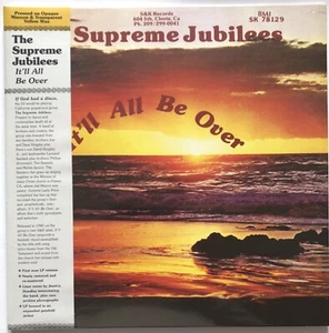 Supreme Jubilees It'll All Be Over Maroon Yellow Vinyl Record New Sealed LITA120 - Picture 1 of 8