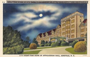 Appalachian Hall Postcard Asheville North Carolina - Picture 1 of 2