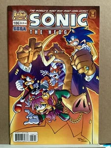 SONIC THE HEDGEHOG #186 ARCHIE COMICS 2008 SEGA - Imagen 1 de 4