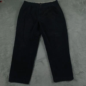 Polo Ralph Lauren Pants Mens 36x26 Black Corduroy Andrew Preppy Vintage - Picture 1 of 10