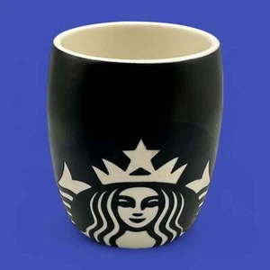 Starbucks Black & White Mermaid Logo 12 oz Ceramic Replacement Mug - 2011 - Picture 1 of 8