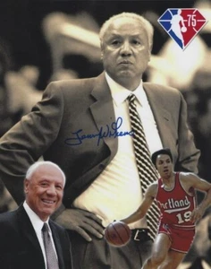 Signed 8x10 LENNY WILKENS Seattle SuperSonics Autographed Photo COA - Bild 1 von 1