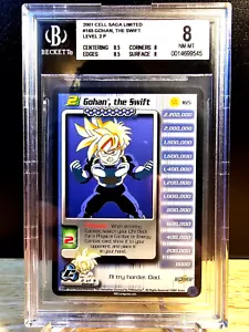 DBZ CCG DRAGON BALL Z GOHAN THE SWIFT LV2 #155 LIMITED BGS 8 NM-MT CELL SAGA 01' - Picture 1 of 2