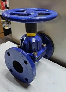 Saunders 5504 JL1040 SVI 2 1/2" Diaphragm Valve 150 PSI EP Polymer CI/IND Bonnet - Picture 1 of 11