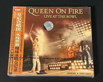QUEEN ON FIRE LIVE AT THE BOWL China First Edition 2CD CD Sealed 2005 Very Rare — 第 1/4 张图片