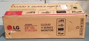 LG 24CAV37K-B 23" Widescreen Cloud V Series IPS LED Monitor - TESTED - Picture 1 of 6