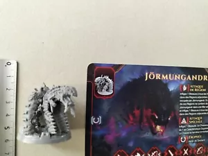 JORMUNGANDR MINIATURE+CARTE EN FRANCAIS/LORDS OF RAGNAROK AWAKEN REALMS/G943 - Imagen 1 de 1