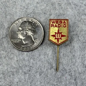 WEGA Radio Dutch Vintage Stick Pin Badge #49788 - Picture 1 of 2