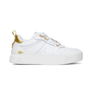 Zapato estilo de vida LACOSTE 7-45CFA0032216 L002 123 para mujer (medio) cuero blanco/dorado - Imagen 1 de 5