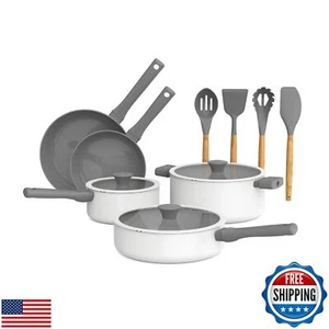 So Yummy by bella 12 Piece Cookware Set w EverGood™ Ceramic Nonstick Coating - Picture 1 of 5