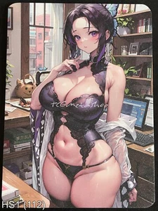 🔥 HS1 112 Shinobu Demon Slayer Hot & Spicy Waifu Anime A6 Board Card - Picture 1 of 3