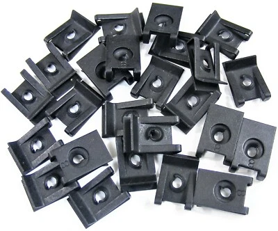 Dodge Truck U-nut Clips- #8 Screw- 3/8" Center of Hole to Edge- 25 clips- #031 - Image 1 of 4