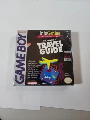 InfoGenius Productivity Pak Frommer's Travel Guide  Game Boy (NEW SEALED HTF) - Image 1 of 4