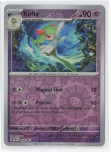 Pokemon Paldean Fates Kirlia 028/091 Reverse Holo - Imagen 1 de 1