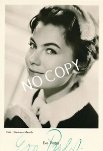 100% Autographe Original Autographe Carte Dédicacé Eva Probst - Photo 1/2