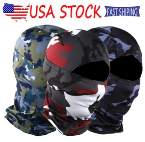 UV Protection Ski Sun Hood Soft Balaclava Face Mask Tactical Masks for Men Women - Picture 1 of 59
