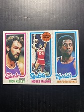 1980-81 Topps Rich Kelley Moses Malone Winford Boynes Rookie RC #64 #102 #192