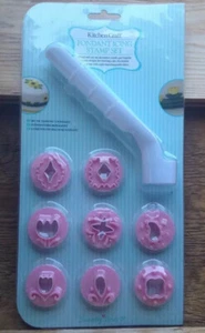 Kitchen Craft Fondant Icing Stamp Set/Cutters/Punch/New/Cake Baking - Picture 1 of 5
