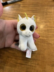 TY Beanie Boo “Pegasus” the Unicorn No Hang Tag (4 inch) - Picture 1 of 5