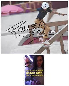 Rayssa Leal Olympic skateboarder firmato 8x10 foto prova esatta certificato di autenticità autografato. - Foto 1 di 2