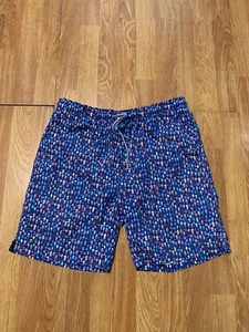 Peter Millar Board Shorts Mens Medium Seaside Collection Swim Trunks Drinks - Picture 1 of 6