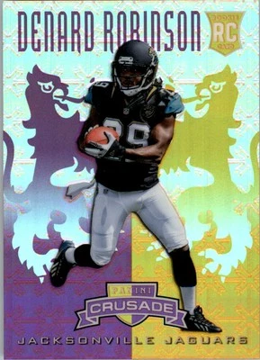2013 Panini Rookie Crusade Purple #6 Denard Robinson /49 - FB - Image 1 of 2
