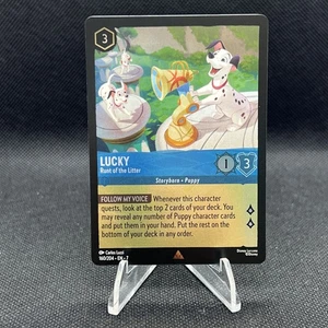 FOIL Lorcana Archazia's Island - Lucky - Runt of the Litter - 160/204 - FOIL - Picture 1 of 2