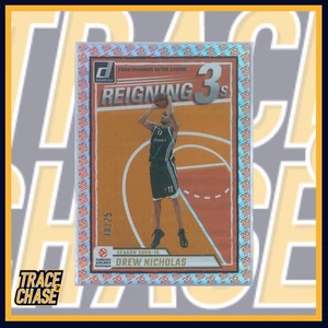 2024-25 Panini Donruss Euroleague Basketball Drew Nicholas Reigning 3's 18/25 - Picture 1 of 3