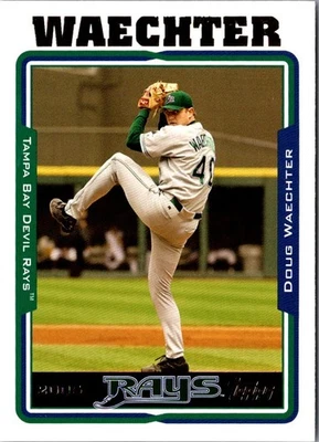 2005 Topps Doug Waechter #210 Tampa Bay Devil Rays Baseball Card - Image 1 of 2