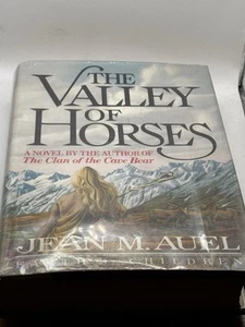 Jean M Auel The Valley of Horses Fiction Vintage Hardcover Book Novel - Foto 1 di 2