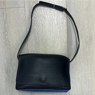 Bolso de mano Texier France negro todo cuero Foto 1 de 4