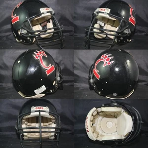 Vintage 1991-95 Game Used Worn Cincinnati Bearcats Riddell AF2 ACE Football Helm - Bild 1 von 7