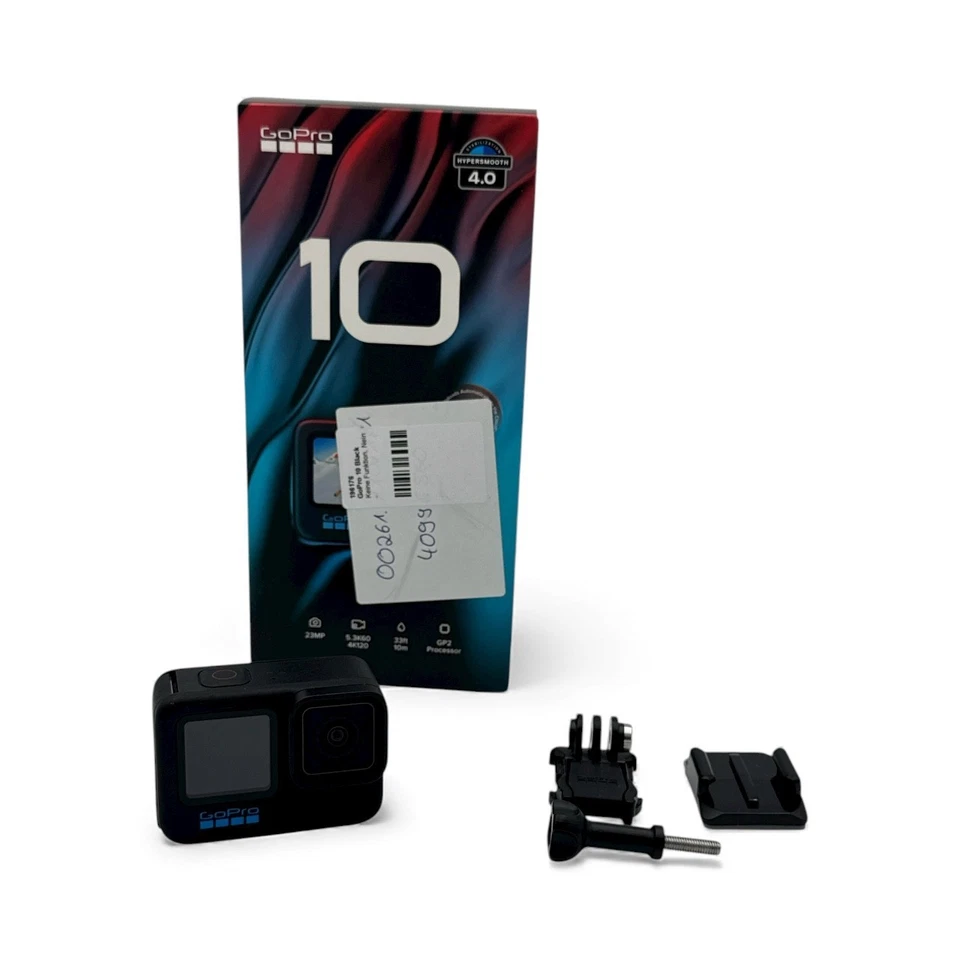 GoPro HERO10 Black – 5.3K60 4K120 – Display defekt, Touch ok – MwSt ausweisbar - Bild 1 von 4