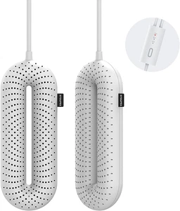 Asciugascarpe Elettrico Asciuga Stivali Scaldascarpe con Spegnimento Auto - Foto 1 di 17