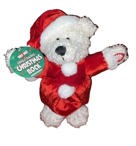 Dan Dee Weihnachtsbär Plüsch tanzt & singt "Weihnachtsfelsen" funktioniert siehe Video MTY Int - Bild 1 von 12