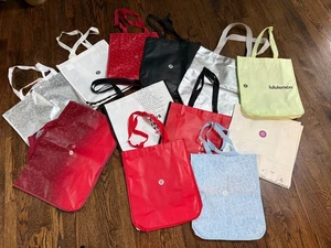 LULULEMON IVIVVA ATHLETA Reusable Logo Tote Shopping Bag Various Colors - Large - Picture 1 of 16