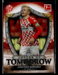 2021-22 Topps Chrome Bundesliga Jonathan Burkardt #HT-JB Heroes of Tomorrow - Picture 1 of 2