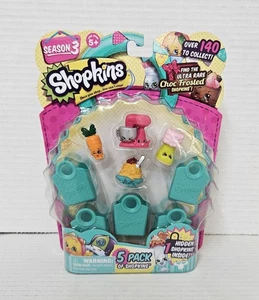 Shopkins Carrot, Spaghetti, Boot, Mixer, And Mystery and five shopping bags. - Picture 1 of 2