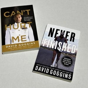 David Goggins Buchset Can’t Hurt Me & Never Finished Taschenbuch Konvolut gebraucht - Bild 1 von 24