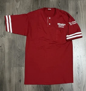 Camiseta De Colección Winston Cup Series Darlington Henley Roja Para Hombres L/M Nascar - Imagen 1 de 5