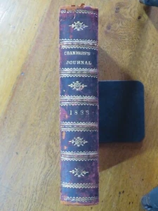 Chambers Journal 1888 - complete year, quarter leather bound, Volume V. 210-261 - Picture 1 of 7