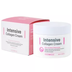FOOD A HOLIC Intensive Collagen Face Cream 100ml / 3.38fl.oz Whitening Wrinkle - Picture 1 of 1