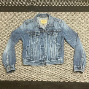 Rare Levi's Positively Superior Women’s Sz M Trucker Jacket Casual Classic Retro - Picture 1 of 9