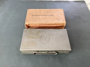 NOS US WWII USGI M1912 Colt 1911A1 Pistol Squad Cleaning Kit CASE ONLY 1911 45 - Picture 1 of 8