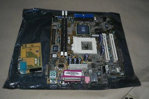 ASUS TUSC Socket PGA 370 motherboard ATX PCI VGA audio ethernet  - Picture 1 of 7