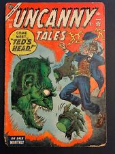 Uncanny Tales 20 FR --  Atlas Pre-Code Horror Classic Robert Sale Cover 1954
